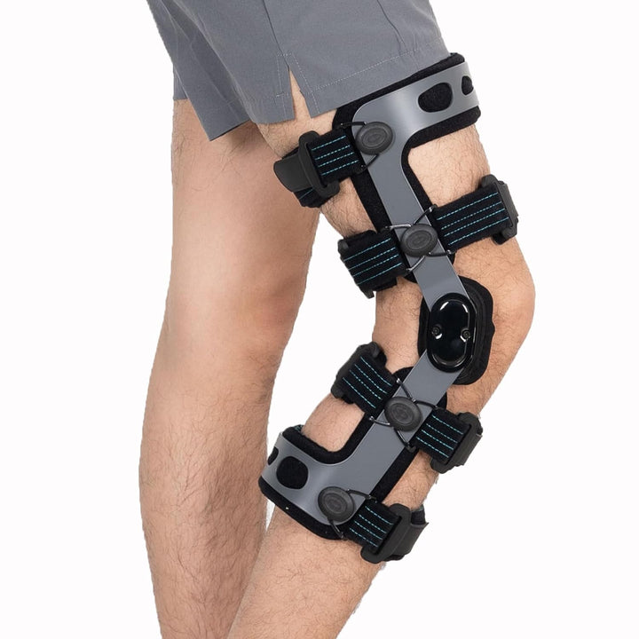 Premium Unloader Knee Brace for Arthritis Pain Relief, Osteoarthritis Support, Adjustable ROM Stabilizer, Post-Surgical Recovery, One Size Fits All, FDA Registered