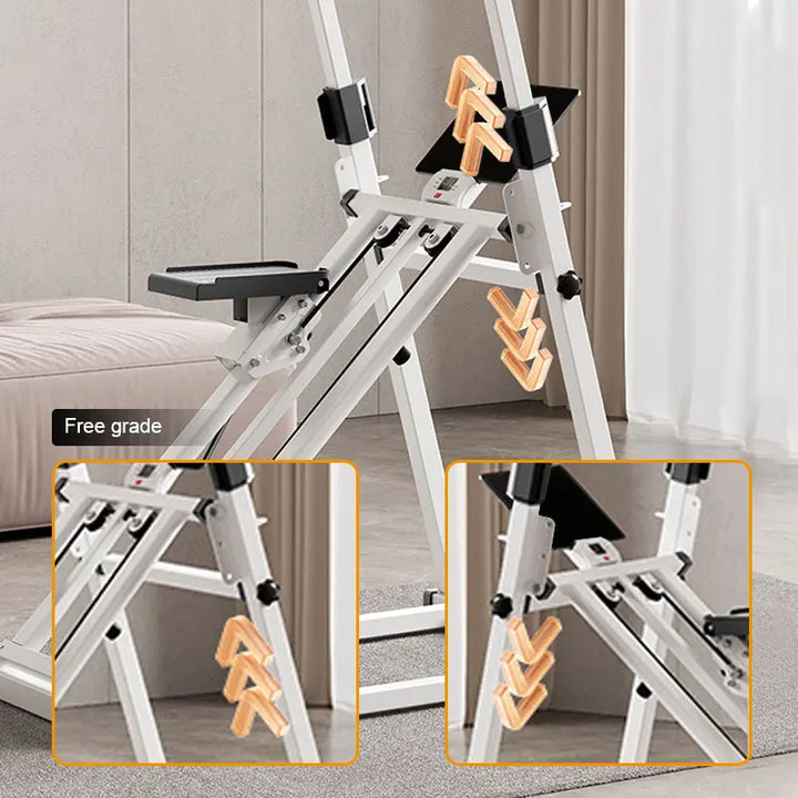 Premium Vertical Climber Machine – Foldable Home Cardio and Strength Training Climbing Exercise Equipment