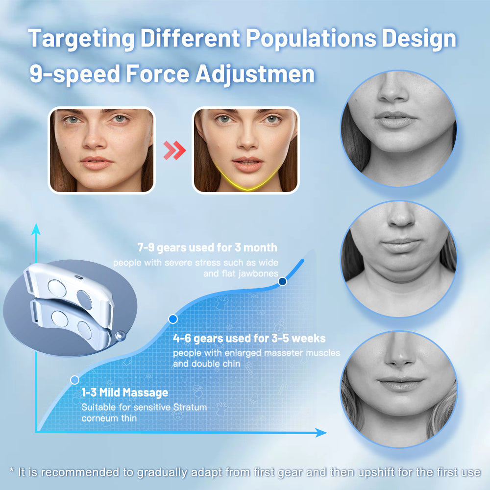 Premium Vibration Chin-Up Facial Lifting Massager – EMS V-Line Beauty Device for Double Chin Removal, Face Shaping, and Skin Firming, Adjustable and Portable with 5-7 Massage Modes