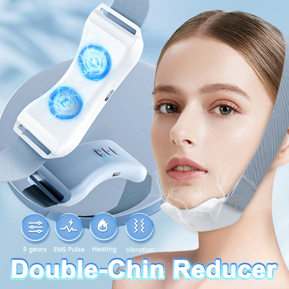 Premium Vibration Chin-Up Facial Lifting Massager – EMS V-Line Beauty Device for Double Chin Removal, Face Shaping, and Skin Firming, Adjustable and Portable with 5-7 Massage Modes