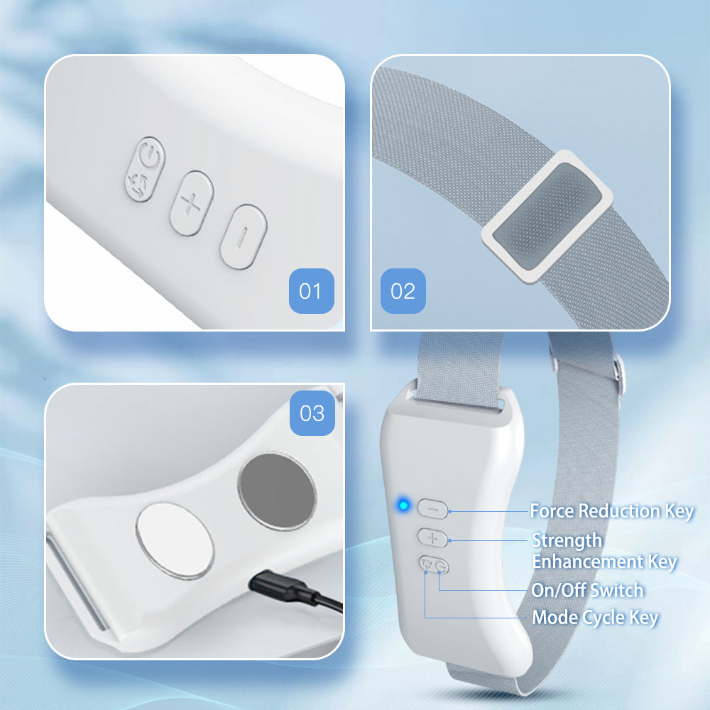 Premium Vibration Chin-Up Facial Lifting Massager – EMS V-Line Beauty Device for Double Chin Removal, Face Shaping, and Skin Firming, Adjustable and Portable with 5-7 Massage Modes