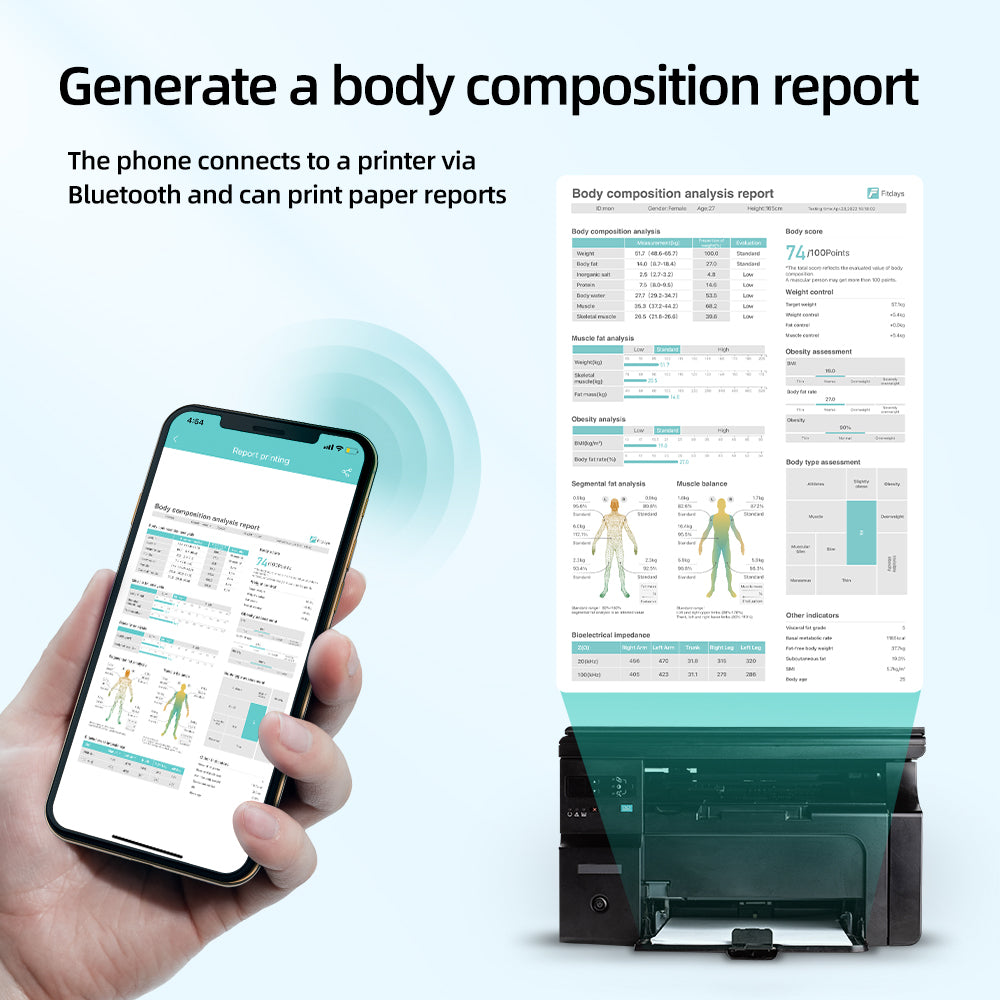 Premium Voice Broadcast Body Fat Scale – 8-Electrode Bioimpedance Analyzer, Smart Body Composition Scale with Professional Health Tracking