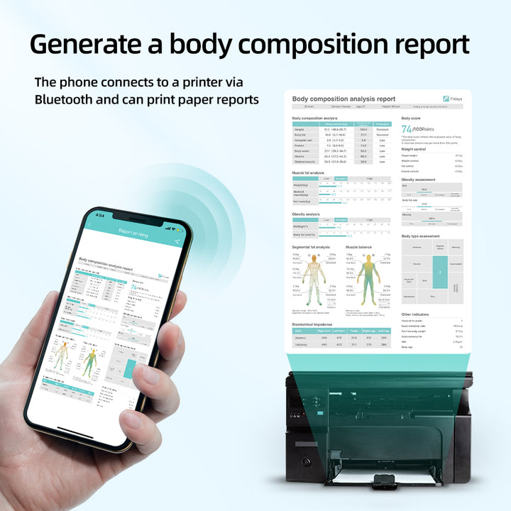 Premium Voice Broadcast Body Fat Scale – 8-Electrode Bioimpedance Analyzer, Smart Body Composition Scale with Professional Health Tracking