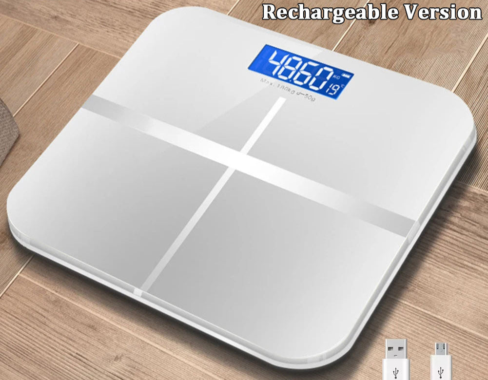 Premium Voice Broadcast Body Fat Scale – 8-Electrode Bioimpedance Analyzer, Smart Body Composition Scale with Professional Health Tracking