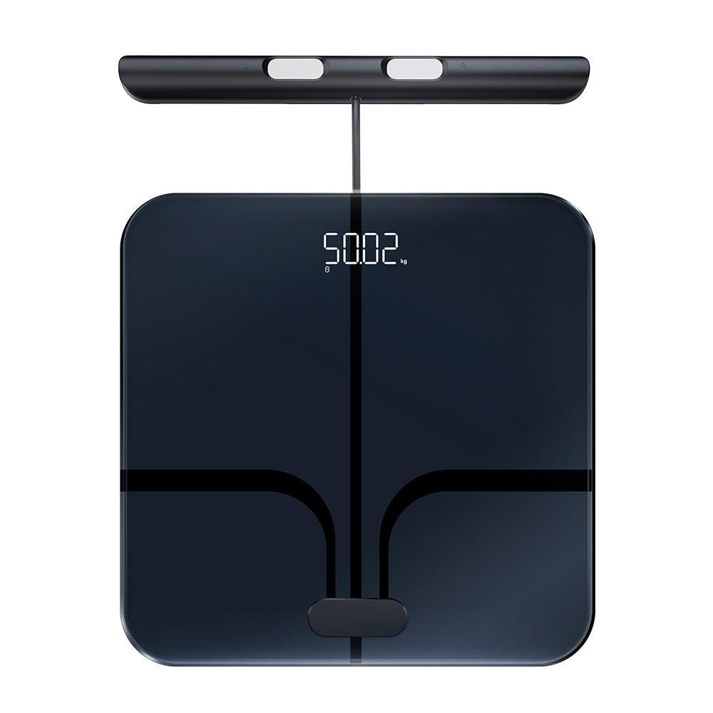 Premium Voice Broadcast Body Fat Scale – 8-Electrode Bioimpedance Analyzer, Smart Body Composition Scale with Professional Health Tracking