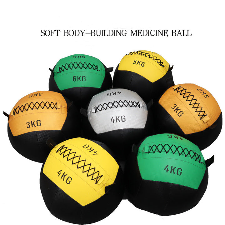 Premium Wall Medicine Ball – Adjustable 2-12kg Core Training Ball for CrossFit, Strength & Endurance – Empty, Fillable for Custom Weight, Ideal for Throwing & Slamming Exercises