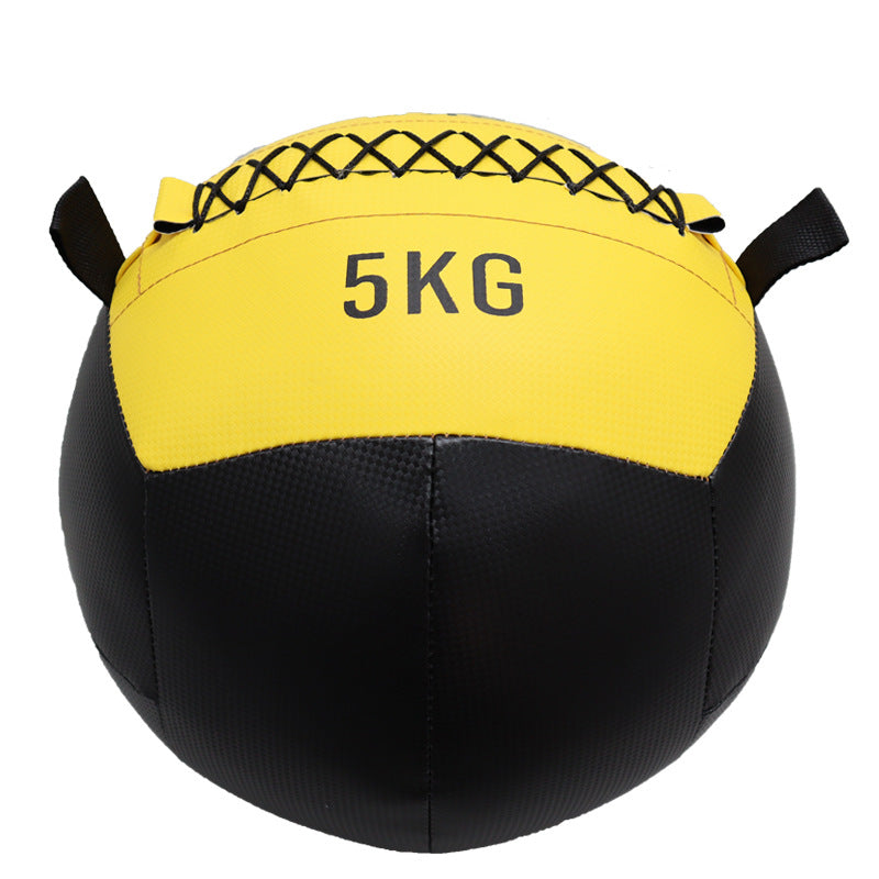 Premium Wall Medicine Ball – Adjustable 2-12kg Core Training Ball for CrossFit, Strength & Endurance – Empty, Fillable for Custom Weight, Ideal for Throwing & Slamming Exercises