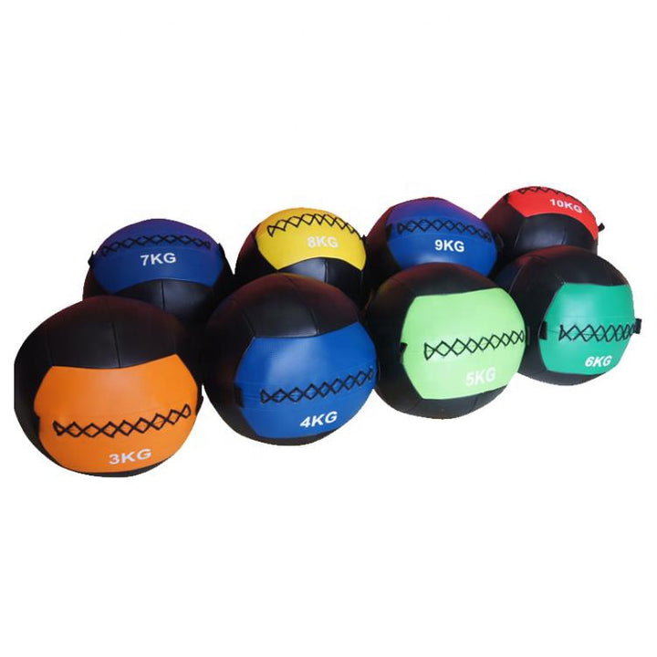 Premium Wall Medicine Ball – Adjustable 2-12kg Core Training Ball for CrossFit, Strength & Endurance – Empty, Fillable for Custom Weight, Ideal for Throwing & Slamming Exercises