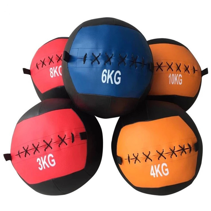 Premium Wall Medicine Ball – Adjustable 2-12kg Core Training Ball for CrossFit, Strength & Endurance – Empty, Fillable for Custom Weight, Ideal for Throwing & Slamming Exercises