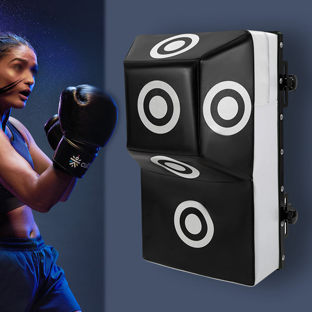 Premium Wall-Mount Boxing Training Target for Home & Gym – Uppercut Punching Bag with 4 Hit Points, Space-Saving Design, Durable PU & EVA Construction, Easy Installation & Cleaning