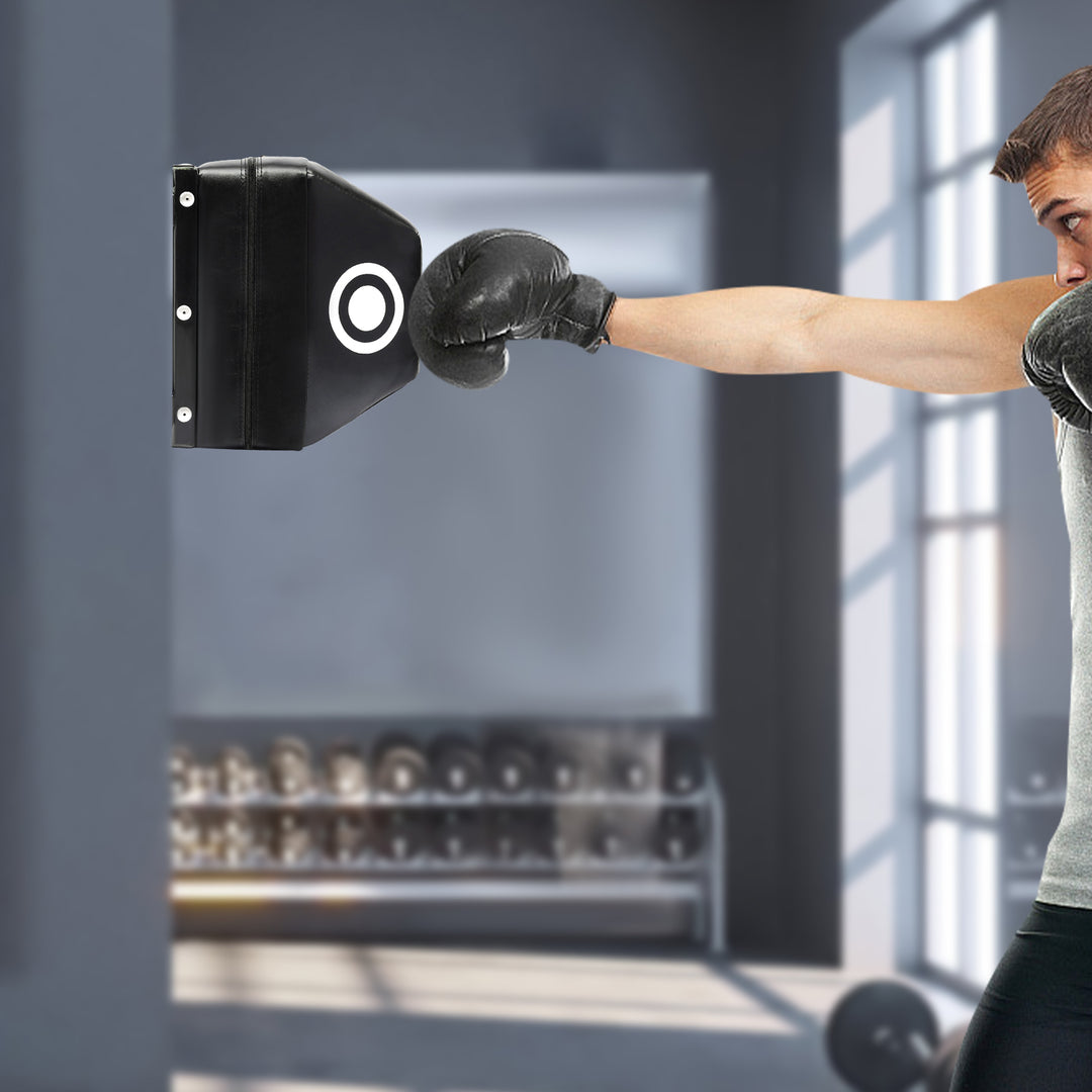 Premium Wall-Mount Boxing Training Target for Home & Gym – Uppercut Punching Bag with 4 Hit Points, Space-Saving Design, Durable PU & EVA Construction, Easy Installation & Cleaning