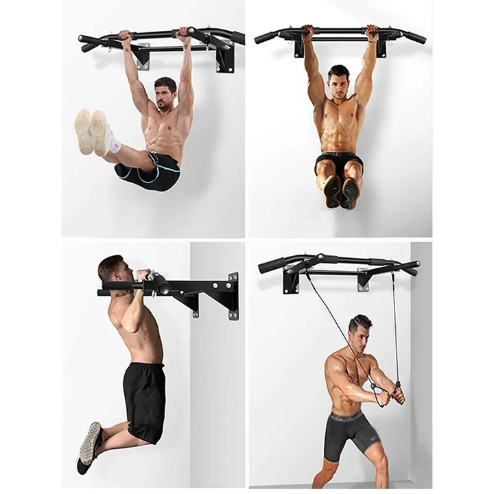 Premium Wall Mounted Pull-Up Bar – Heavy Duty Chin-Up Bar for Home Gym, Horizontal Strength Training, Core & Back Workout Equipment, Fitness Training Support, Max 200KG Capacity