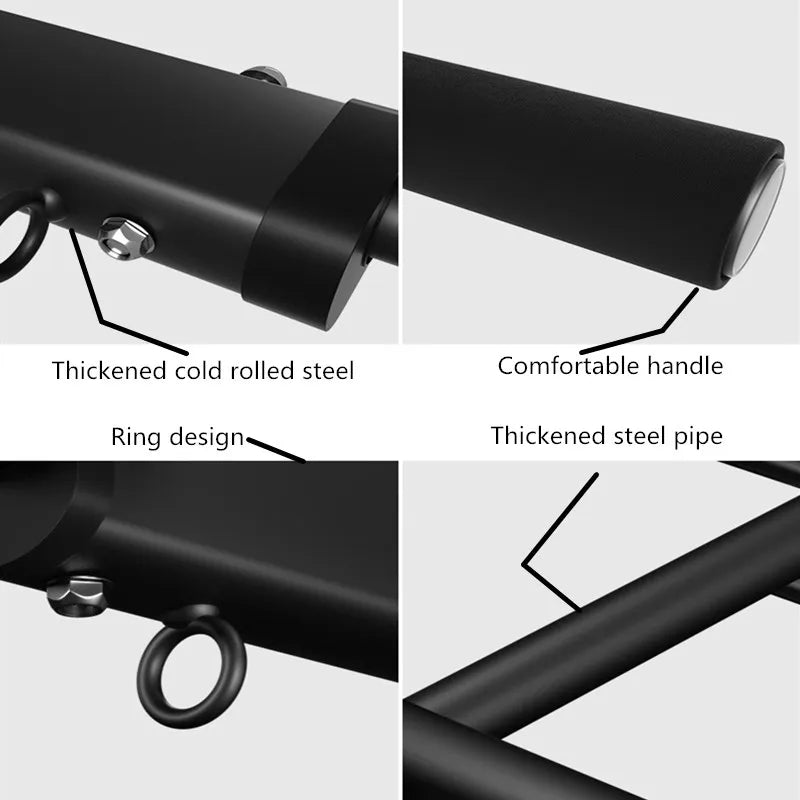 Premium Wall Mounted Pull-Up Bar – Heavy Duty Chin-Up Bar for Home Gym, Horizontal Strength Training, Core & Back Workout Equipment, Fitness Training Support, Max 200KG Capacity