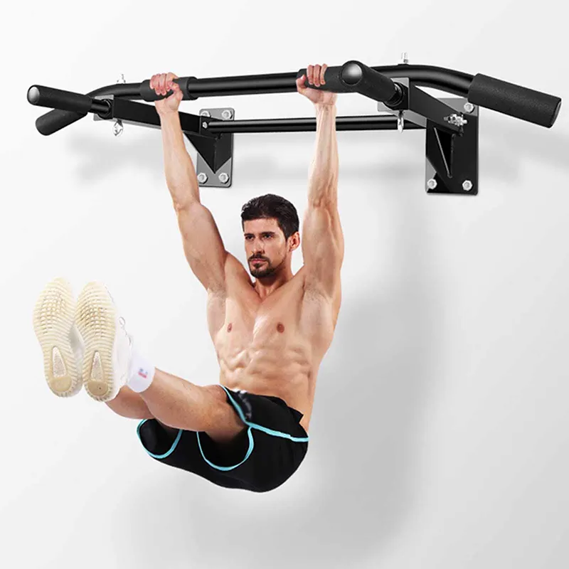 Premium Wall Mounted Pull-Up Bar – Heavy Duty Chin-Up Bar for Home Gym, Horizontal Strength Training, Core & Back Workout Equipment, Fitness Training Support, Max 200KG Capacity