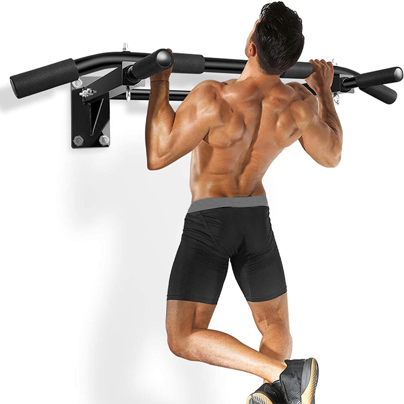 Premium Wall Mounted Pull-Up Bar – Heavy Duty Chin-Up Bar for Home Gym, Horizontal Strength Training, Core & Back Workout Equipment, Fitness Training Support, Max 200KG Capacity