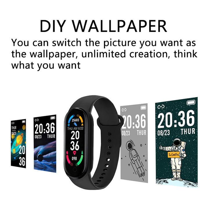 Premium Waterproof Fitness Smartwatch for Men & Women - Heart Rate, Blood Pressure, Activity Tracker, Sleep Monitor, Multi-Sport Modes, Call & Message Alerts, Bluetooth, 0.96” Display