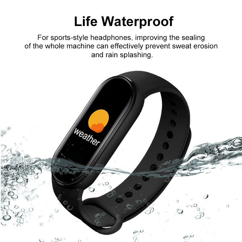 Premium Waterproof Fitness Smartwatch for Men & Women - Heart Rate, Blood Pressure, Activity Tracker, Sleep Monitor, Multi-Sport Modes, Call & Message Alerts, Bluetooth, 0.96” Display