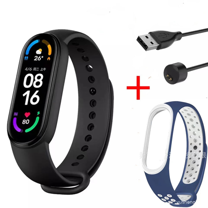 Premium Waterproof Fitness Smartwatch for Men & Women - Heart Rate, Blood Pressure, Activity Tracker, Sleep Monitor, Multi-Sport Modes, Call & Message Alerts, Bluetooth, 0.96” Display