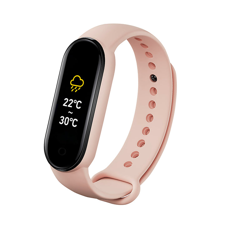 Premium Waterproof Fitness Smartwatch for Men & Women - Heart Rate, Blood Pressure, Activity Tracker, Sleep Monitor, Multi-Sport Modes, Call & Message Alerts, Bluetooth, 0.96” Display