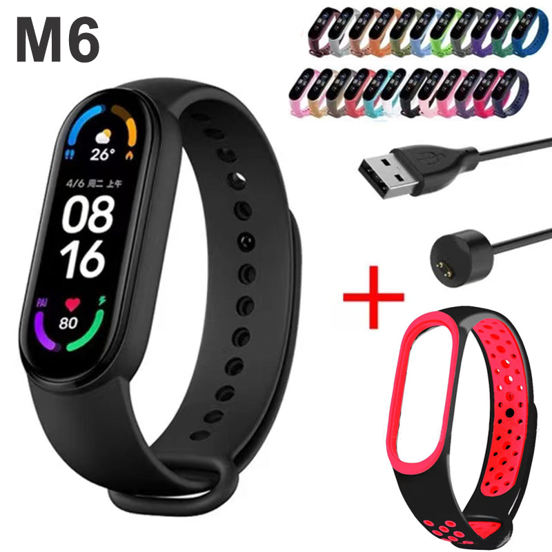 Premium Waterproof Fitness Smartwatch for Men & Women - Heart Rate, Blood Pressure, Activity Tracker, Sleep Monitor, Multi-Sport Modes, Call & Message Alerts, Bluetooth, 0.96” Display