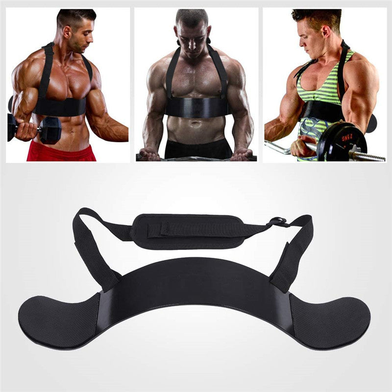 Premium Weight Lifting Arm Blaster – Biceps & Triceps Muscle Training, Adjustable Aluminum Curling Support for Bodybuilding, Anti-Slip Design for Effective Arm Workouts