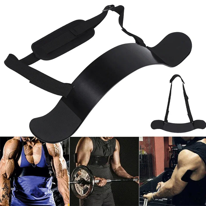 Premium Weight Lifting Arm Blaster – Biceps & Triceps Muscle Training, Adjustable Aluminum Curling Support for Bodybuilding, Anti-Slip Design for Effective Arm Workouts
