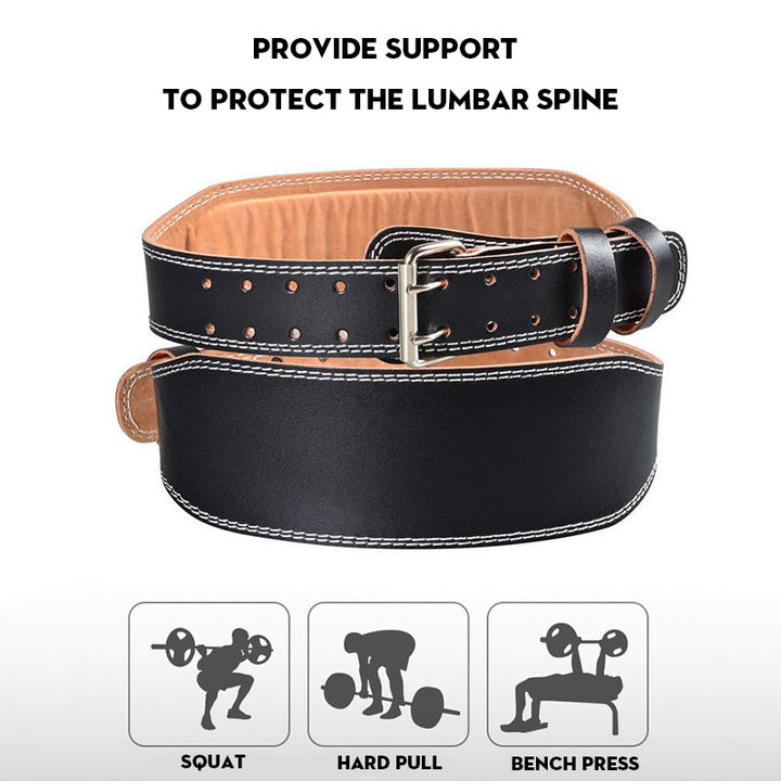 Premium Weight Lifting Belt for Women – 10.5cm Wide Gym Fitness Back Support Belt for Squats, Powerlifting, Cross Training, Workout Belt with Suede Lining, Durable Leather, Pink Color