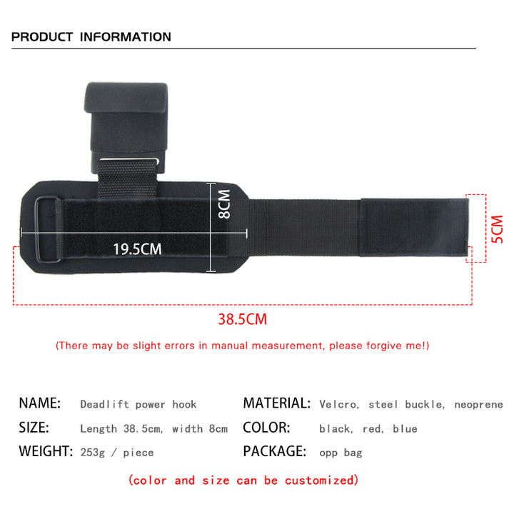 Premium Weight Lifting Hook Grips with Wrist Wraps – Hand-Bar Wrist Straps for Gym Fitness, Powerlifting, Pull-Ups, Heavy-Duty Hook Weight Straps, Adjustable Fit, Enhanced Grip Support