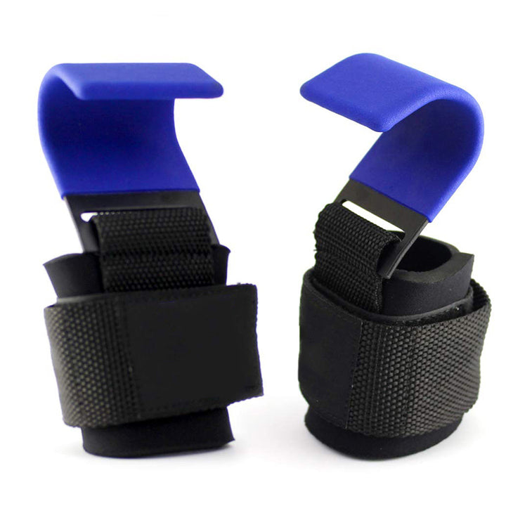 Premium Weight Lifting Hook Grips with Wrist Wraps – Hand-Bar Wrist Straps for Gym Fitness, Powerlifting, Pull-Ups, Heavy-Duty Hook Weight Straps, Adjustable Fit, Enhanced Grip Support