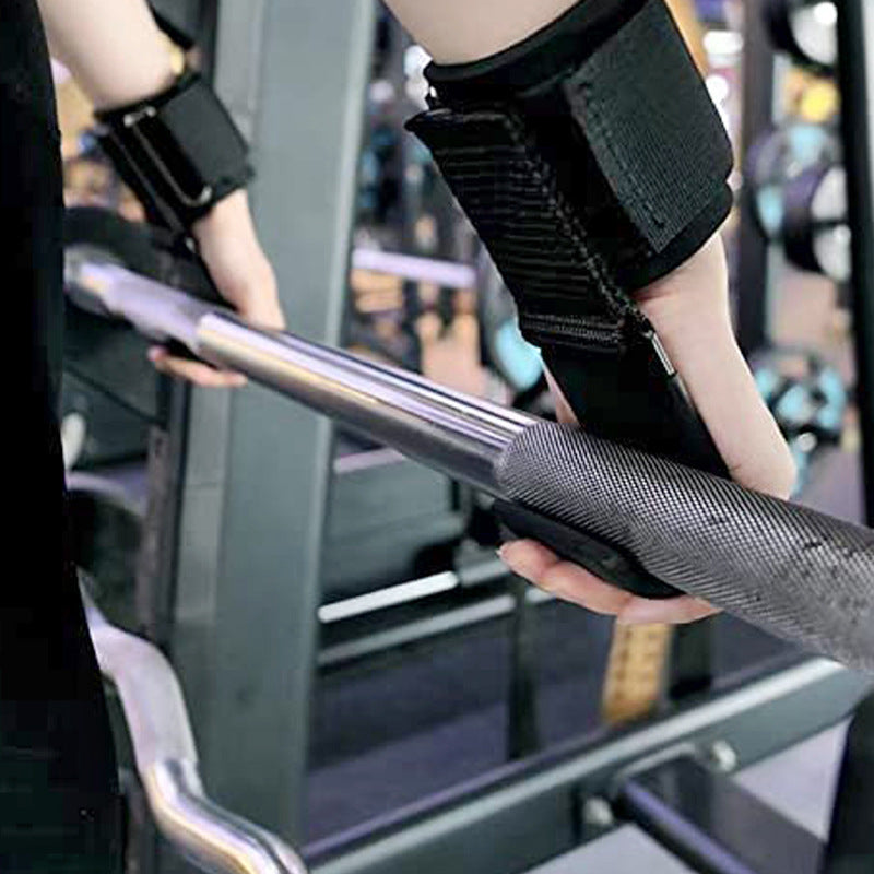 Premium Weight Lifting Hook Grips with Wrist Wraps – Hand-Bar Wrist Straps for Gym Fitness, Powerlifting, Pull-Ups, Heavy-Duty Hook Weight Straps, Adjustable Fit, Enhanced Grip Support