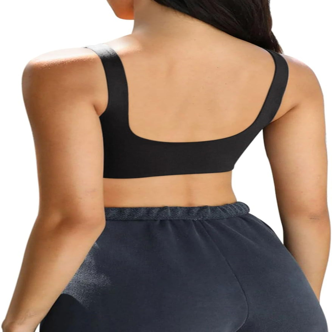 Premium Women's Yoga Bra – High Elasticity, Sweat-Wicking, Moisture-Absorbing, Breathable, Seamless Fit, Contouring Design, Four-Way Stretch, Nude Feel, Nylon & Spandex