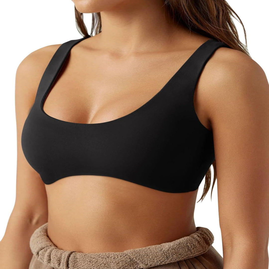 Premium Women's Yoga Bra – High Elasticity, Sweat-Wicking, Moisture-Absorbing, Breathable, Seamless Fit, Contouring Design, Four-Way Stretch, Nude Feel, Nylon & Spandex