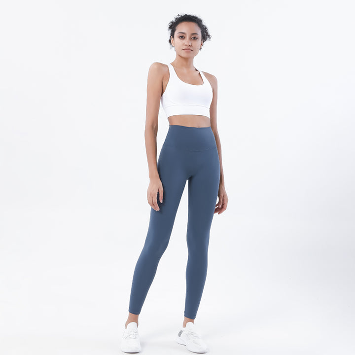Premium Women's Yoga Set – Breathable Tracksuit for Fitness, Running, and Outdoor Sports – High-Waisted Leggings & Sports Bra, Comfortable & Elastic, Nylon-Spandex Blend, Removable Chest Pads, Invisible Waist Pocket