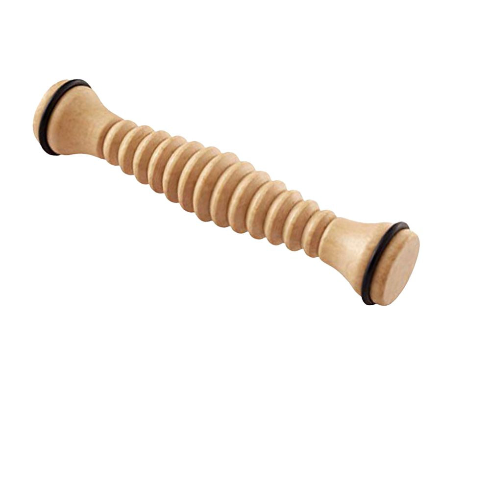 Premium Wooden Foot Massager Roller - Reflexology Tool for Muscle Relaxation, Pain Relief, Spa Gift for Anxiety, Insomnia, Varicose Veins, and Joint Pain Treatment