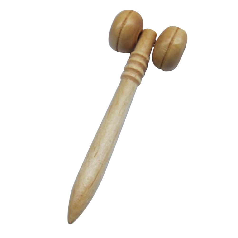 Premium Wooden Spa Massage Tool - Muscle Roller Stick for Cellulite Blasting, Deep Tissue Release, Foot and Body Self-Massage Tool