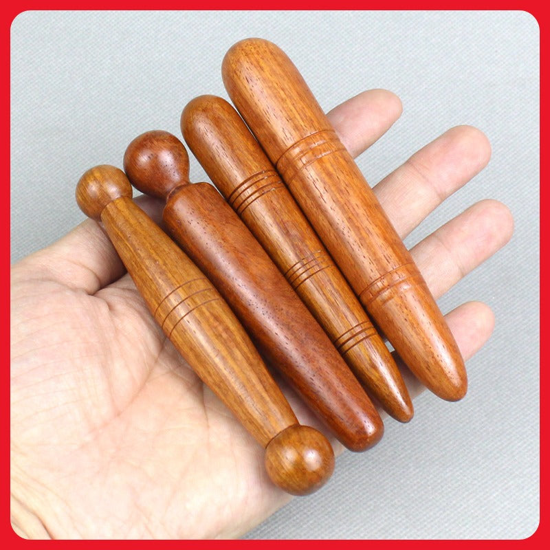 Premium Wooden Spa Massage Tool - Muscle Roller Stick for Cellulite Blasting, Deep Tissue Release, Foot and Body Self-Massage Tool