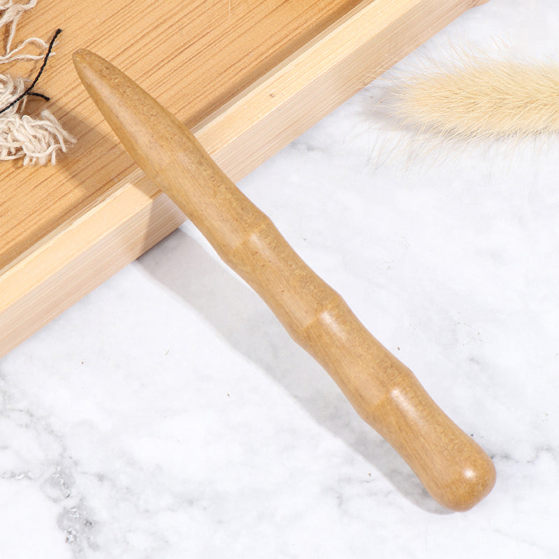 Premium Wooden Spa Massage Tool - Muscle Roller Stick for Cellulite Blasting, Deep Tissue Release, Foot and Body Self-Massage Tool