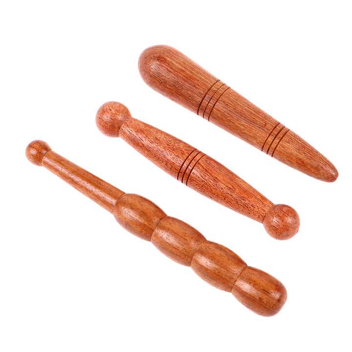 Premium Wooden Spa Massage Tool - Muscle Roller Stick for Cellulite Blasting, Deep Tissue Release, Foot and Body Self-Massage Tool