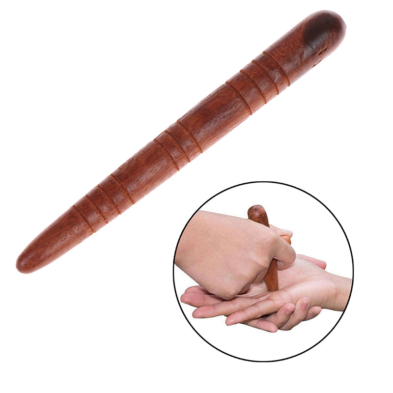 Premium Wooden Spa Massage Tool - Muscle Roller Stick for Cellulite Blasting, Deep Tissue Release, Foot and Body Self-Massage Tool
