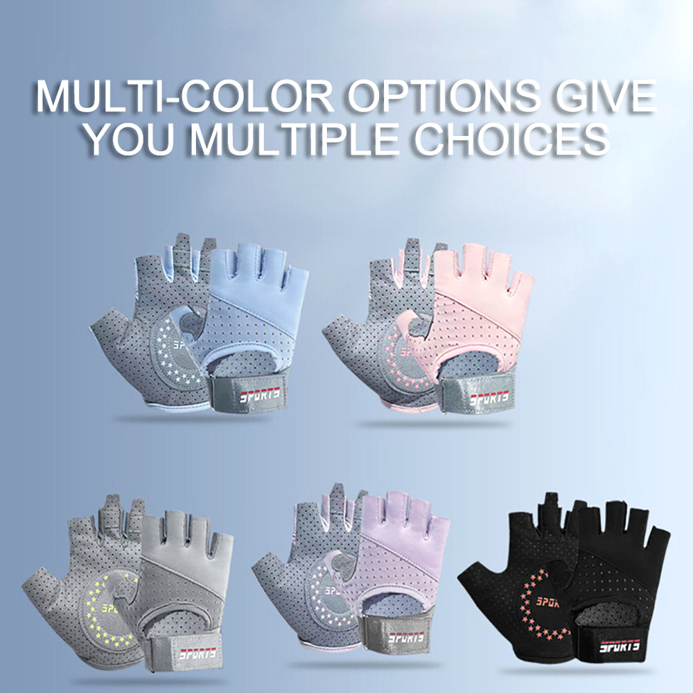 Premium Workout Gloves for Weightlifting, Cycling & Fitness - Breathable, Anti-Slip Grip, Palm Protection, Lightweight Training Gloves for Men & Women