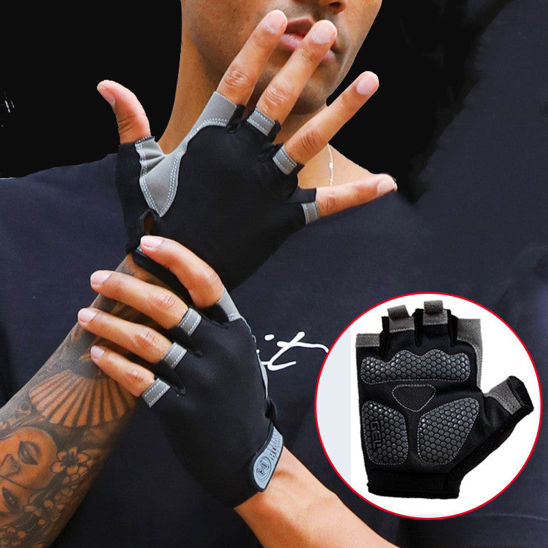 Premium Workout Gloves for Weightlifting, Cycling & Fitness - Breathable, Anti-Slip Grip, Palm Protection, Lightweight Training Gloves for Men & Women