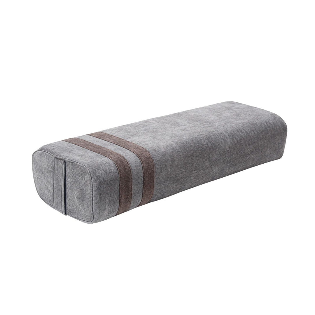 Premium Yoga Bolster Pillow for Restorative Practice – Thick, Ergonomic Design for Comfort & Stability – Suede Fabric with Sponge Lining – Portable, Ideal for Yoga, Rest & Office