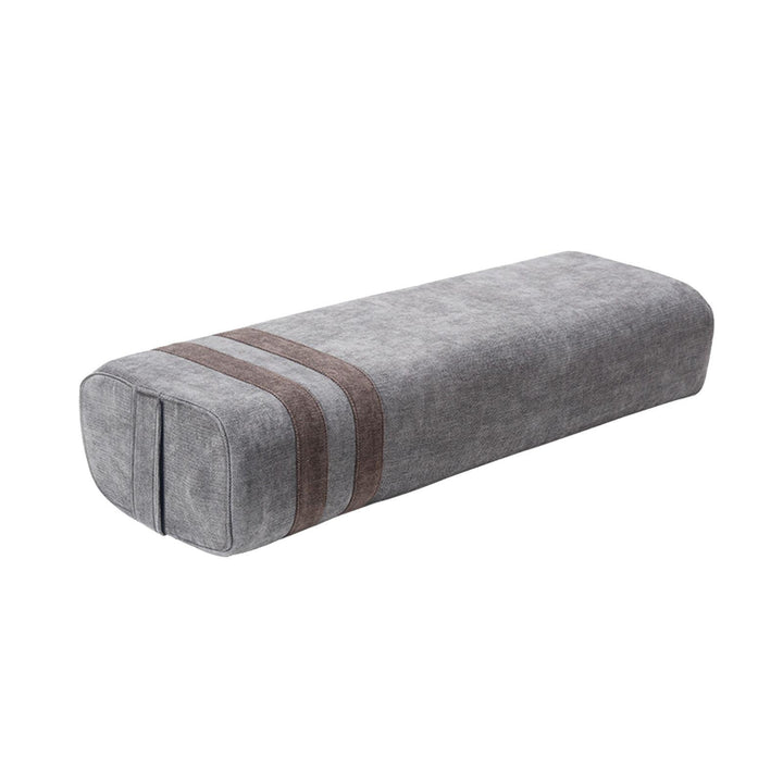 Premium Yoga Bolster Pillow for Restorative Practice – Thick, Ergonomic Design for Comfort & Stability – Suede Fabric with Sponge Lining – Portable, Ideal for Yoga, Rest & Office