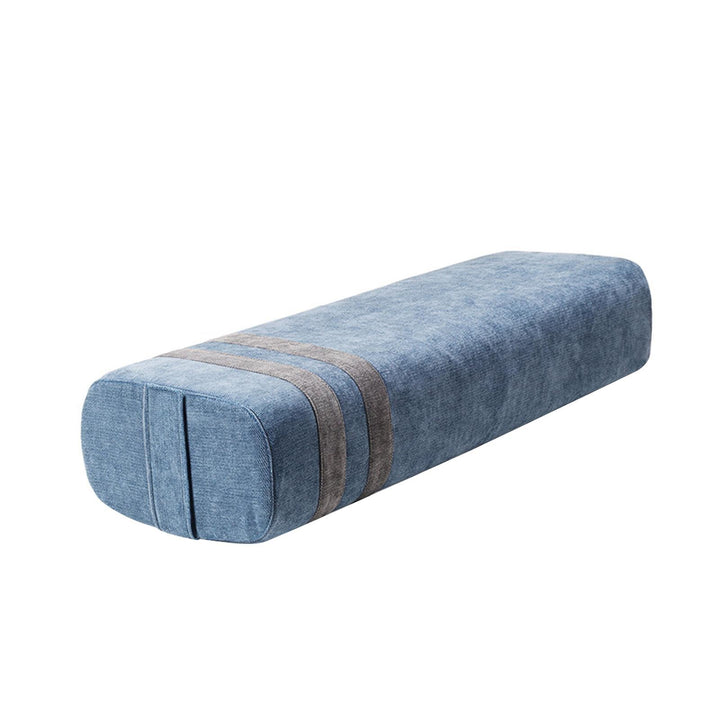 Premium Yoga Bolster Pillow for Restorative Practice – Thick, Ergonomic Design for Comfort & Stability – Suede Fabric with Sponge Lining – Portable, Ideal for Yoga, Rest & Office