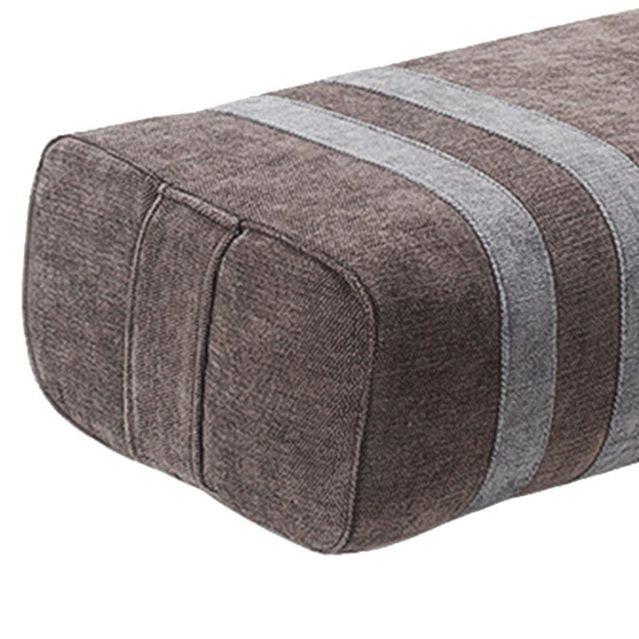 Premium Yoga Bolster Pillow for Restorative Practice – Thick, Ergonomic Design for Comfort & Stability – Suede Fabric with Sponge Lining – Portable, Ideal for Yoga, Rest & Office