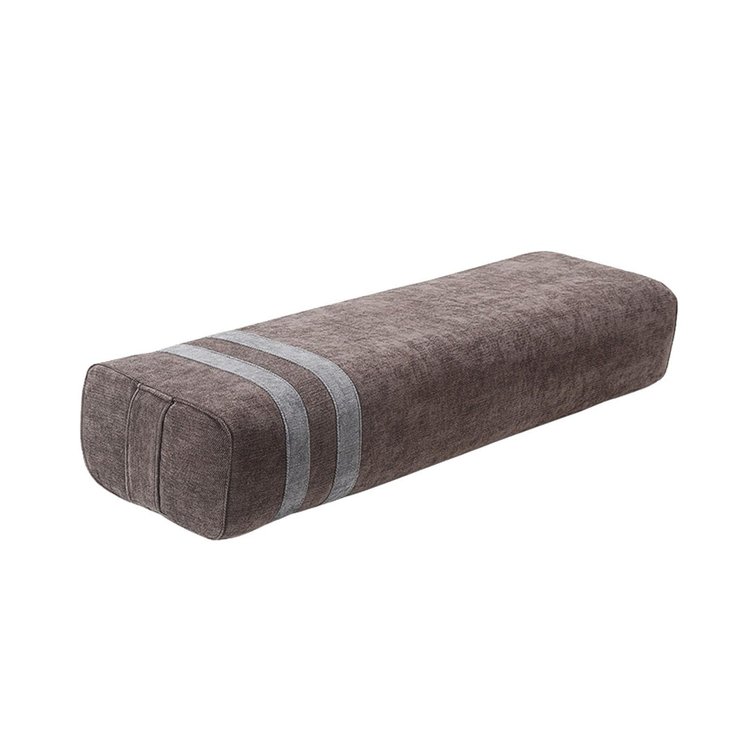 Premium Yoga Bolster Pillow for Restorative Practice – Thick, Ergonomic Design for Comfort & Stability – Suede Fabric with Sponge Lining – Portable, Ideal for Yoga, Rest & Office