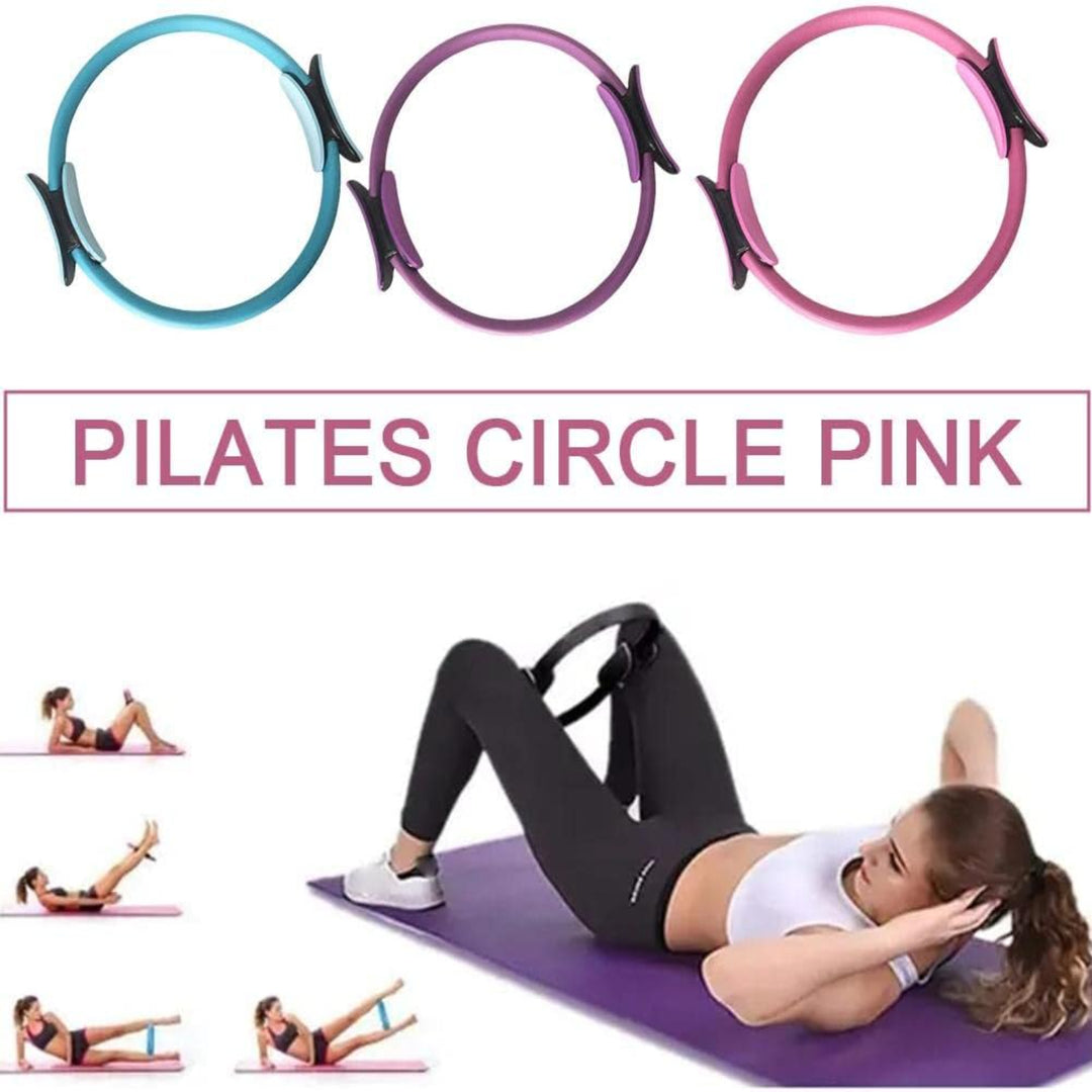 Premium Yoga Pilates Circle – Fitness Hoop for Inner Thigh & Body Sculpting – Durable Home Gym Equipment – Ideal for Upper Arms, Thighs, Chest & Pelvic Muscles – 4 Color Options