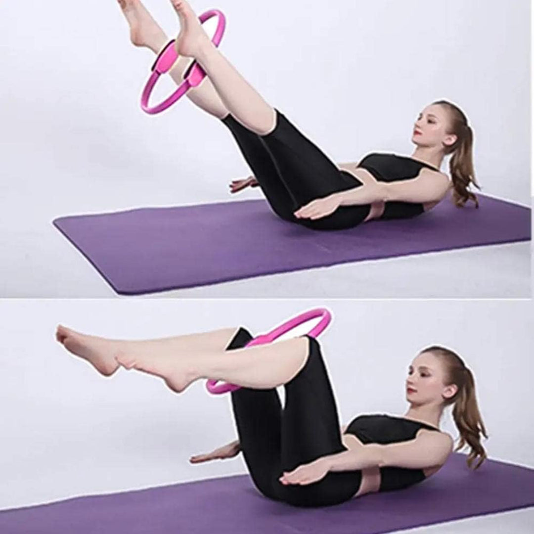 Premium Yoga Pilates Circle – Fitness Hoop for Inner Thigh & Body Sculpting – Durable Home Gym Equipment – Ideal for Upper Arms, Thighs, Chest & Pelvic Muscles – 4 Color Options
