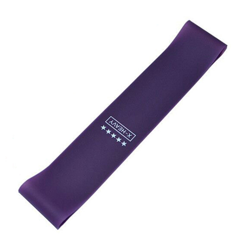 Premium Yoga Resistance Bands Set – Elastic Fitness Bands for Home Workout, Strength Training, Pilates, Bodybuilding & Injury Recovery – 5 Resistance Levels (Light Pink to Purple)