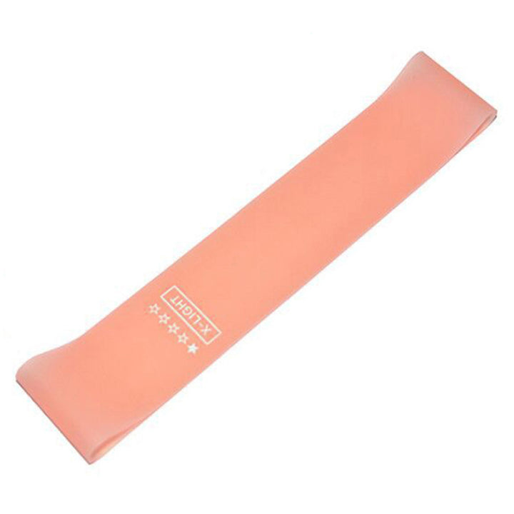 Premium Yoga Resistance Bands Set – Elastic Fitness Bands for Home Workout, Strength Training, Pilates, Bodybuilding & Injury Recovery – 5 Resistance Levels (Light Pink to Purple)